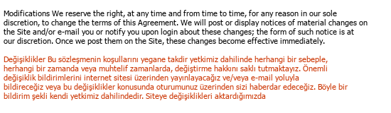 İngilizce-Türkçe Diğer / Genel tercüme