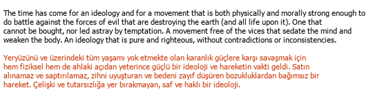 İngilizce« »<i></i>Türkçe