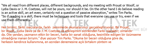 English Turkish Social Sciences Translations Çeviri Örneği - 101