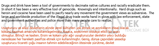 English Turkish Social Sciences Translations Çeviri Örneği - 183