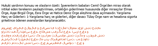 Türkçe-Farsça Hukuki Tercüme tercüme