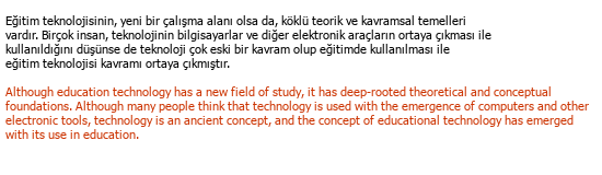 Turkish« »English Türkçe Çeviri Örneği - 344