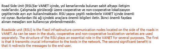 Türkçe-İngilizce Diğer / Genel tercüme