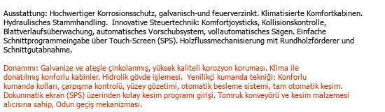 Deutsch Türkisch Technische Übersetzung Çeviri Örneği - 211