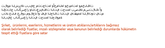 Arabe Turc Traduction juridique Çeviri Örneği - 266