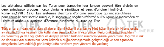 French-Turkish Social Sciences Translations translation