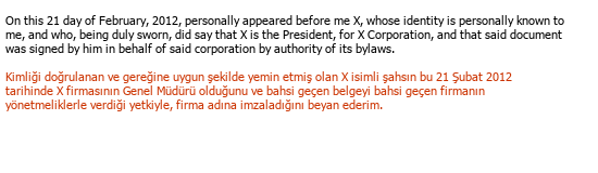 İngilizce<>Türkçe Türkçe Çeviri Örneği - 125