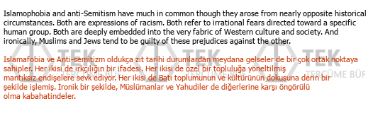 English Turkish Social Sciences Translations Çeviri Örneği - 71