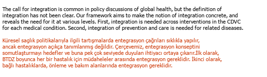 Anglais Turc Traduction médicale Çeviri Örneği - 290