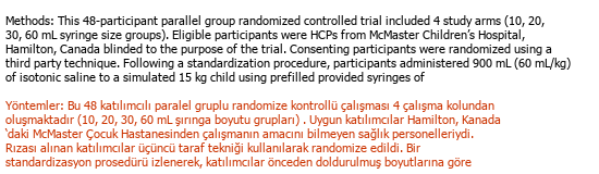 English Turkish Medical Translation Çeviri Örneği - 54