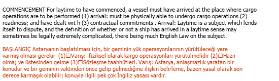 Englisch Türkisch Technische Übersetzung Çeviri Örneği - 253
