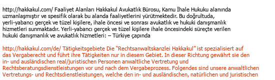 Turc-Allemand Traduction juridique Traduction