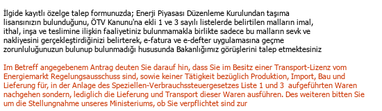 Turkish German Commercial Translation Çeviri Örneği - 217