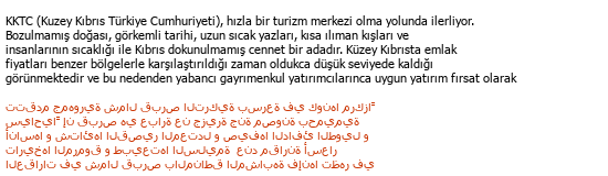 Turkish-Arabic Other / General translation