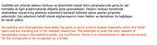 Turkish English Academic Translation Çeviri Örneği - 27