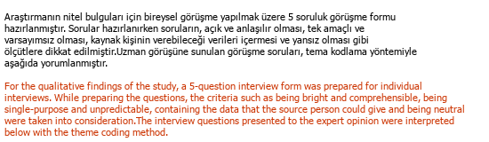 Türkçe İngilizce Akademik Tercüme Örneği - 342