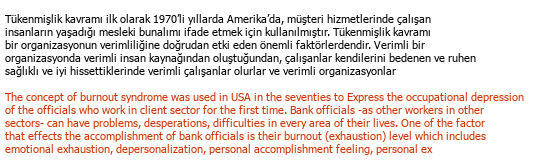 Türkçe<>İngilizce