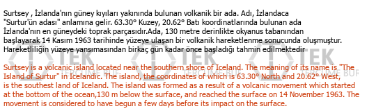 Turc Anglais Traduction financières Çeviri Örneği - 139