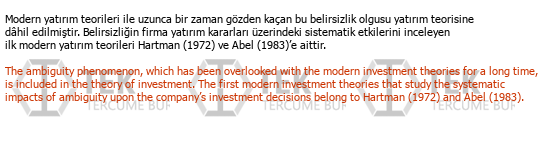 Türkisch Englisch Sozialwissenschaftliche Übersetzungen Çeviri Örneği - 200