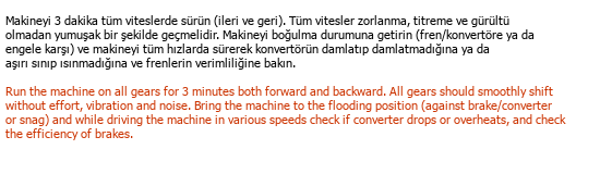 Türkçe-İngilizce Teknik Tercüme tercüme