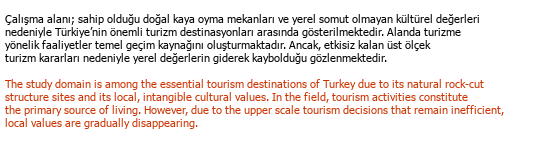 Turkish English Tourism Translations Çeviri Örneği - 317